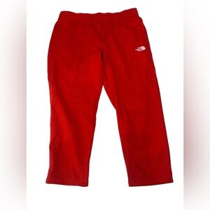 The North Face Weavin CF Sweatpant Pants Womens XL Fiery Red Relaxed‎ Fit Fleece